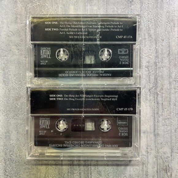 Time Life Music Great Composers Wagner Double Cassette Tape Sealed New - Picture 2 of 2